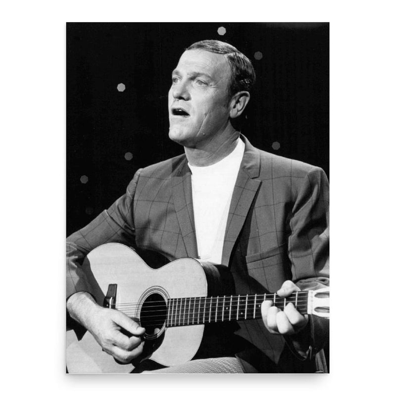 Eddy Arnold poster print, in size 18x24 inches.