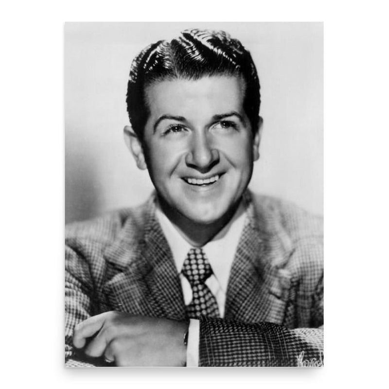 Eddy Howard poster print, in size 18x24 inches.