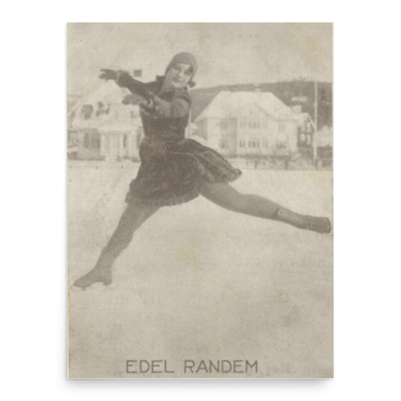 Edel Randem poster print, in size 18x24 inches.