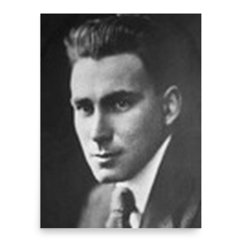 Edgar Dawes poster print, in size 18x24 inches.