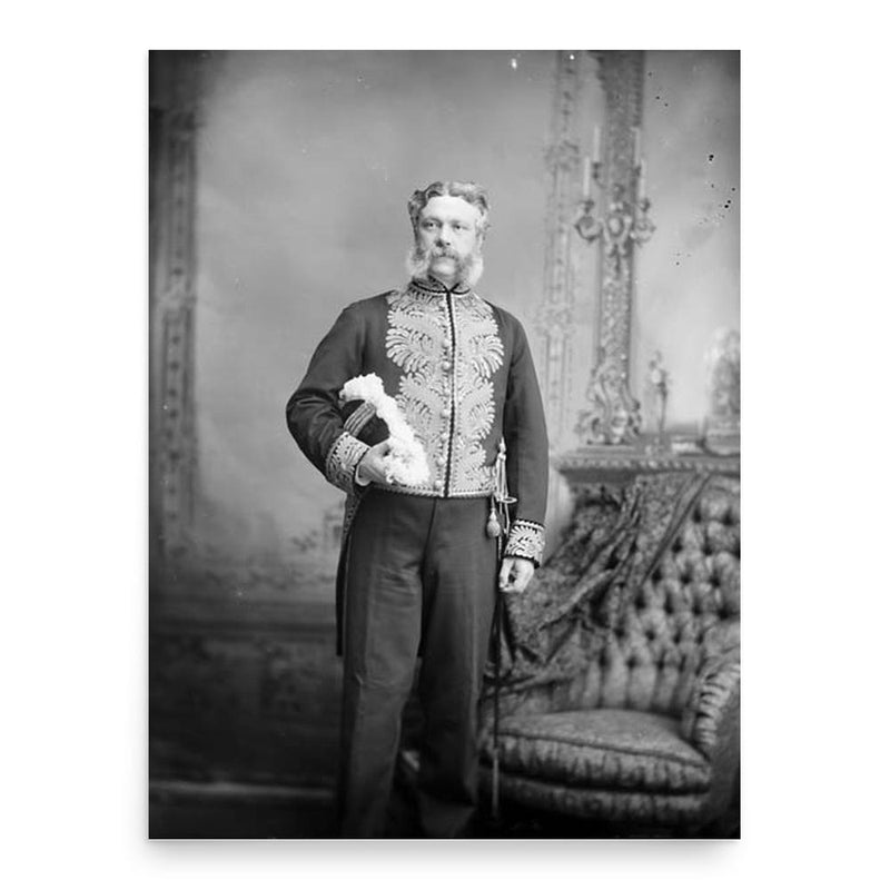 Edgar Dewdney poster print, in size 18x24 inches.