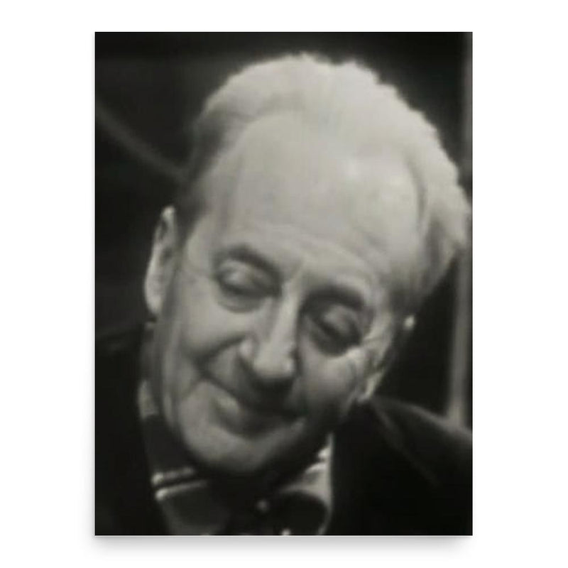 Edgar Stehli poster print, in size 18x24 inches.