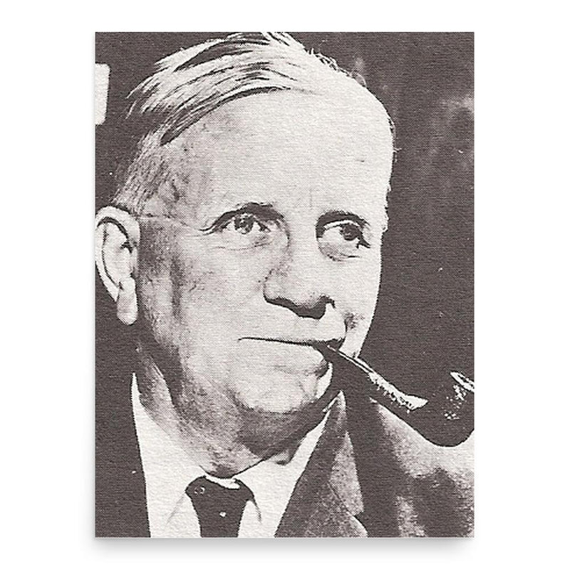 Edgar Whitehead poster print, in size 18x24 inches.