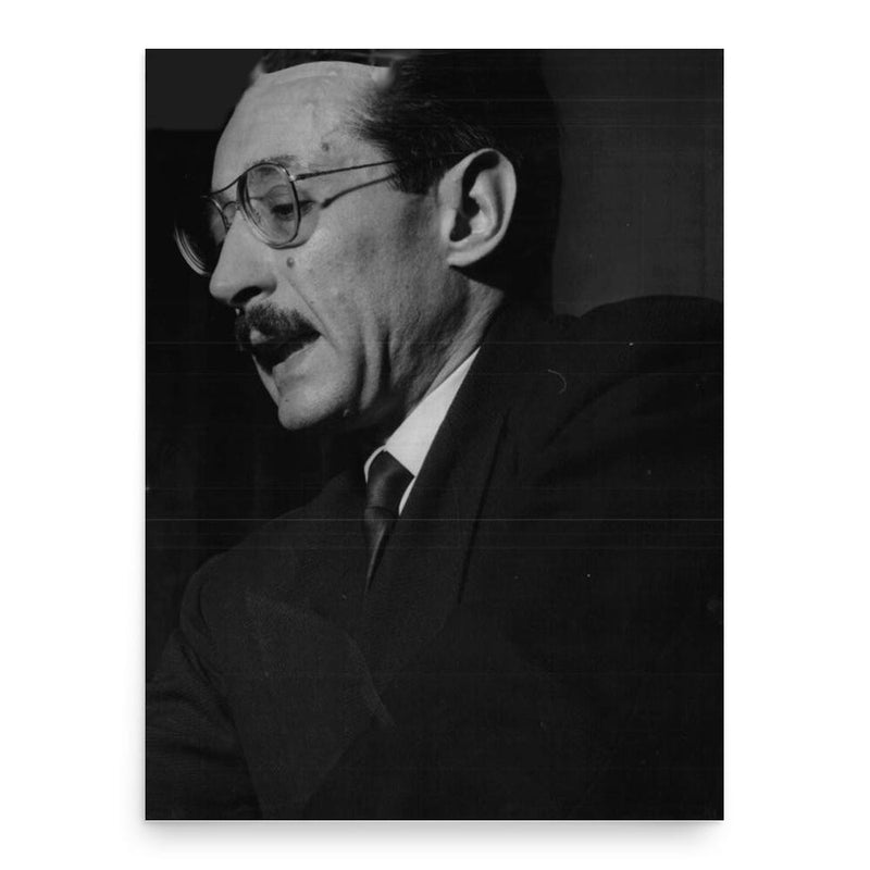 Edgardo Sogno poster print, in size 18x24 inches.