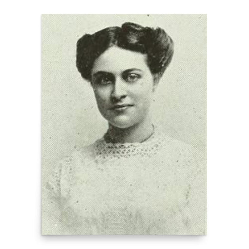 Edith Achilles poster print, in size 18x24 inches.