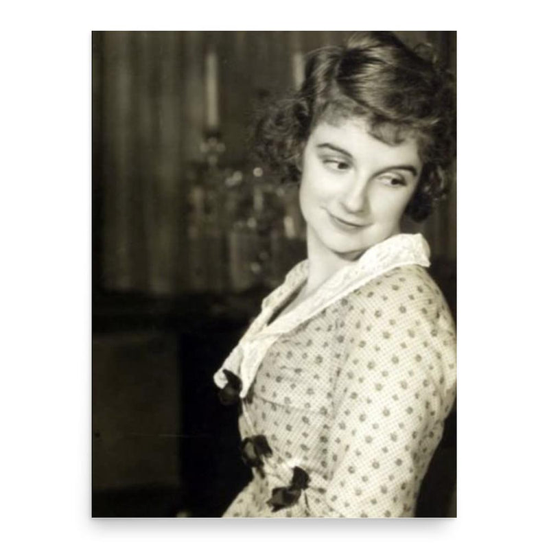 Edith Barrett poster print, in size 18x24 inches.