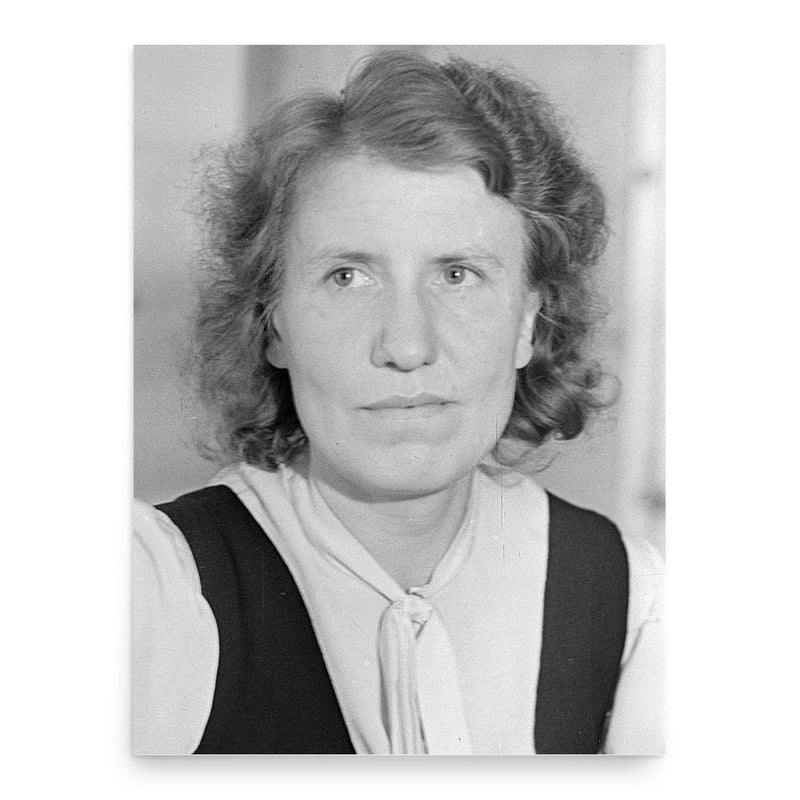 Edith Baumann poster print, in size 18x24 inches.