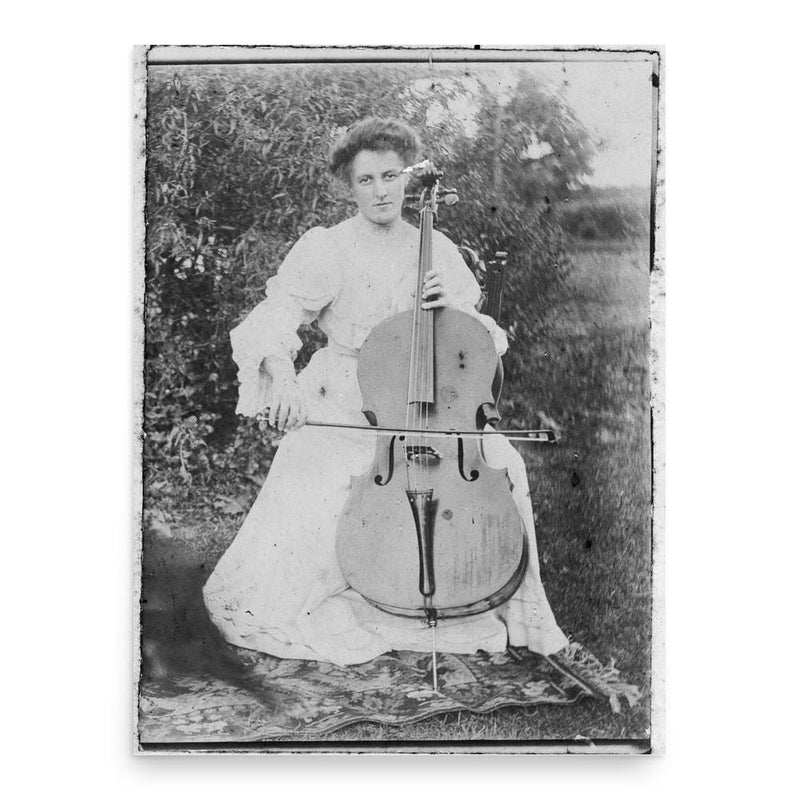 Edith Collier poster print, in size 18x24 inches.