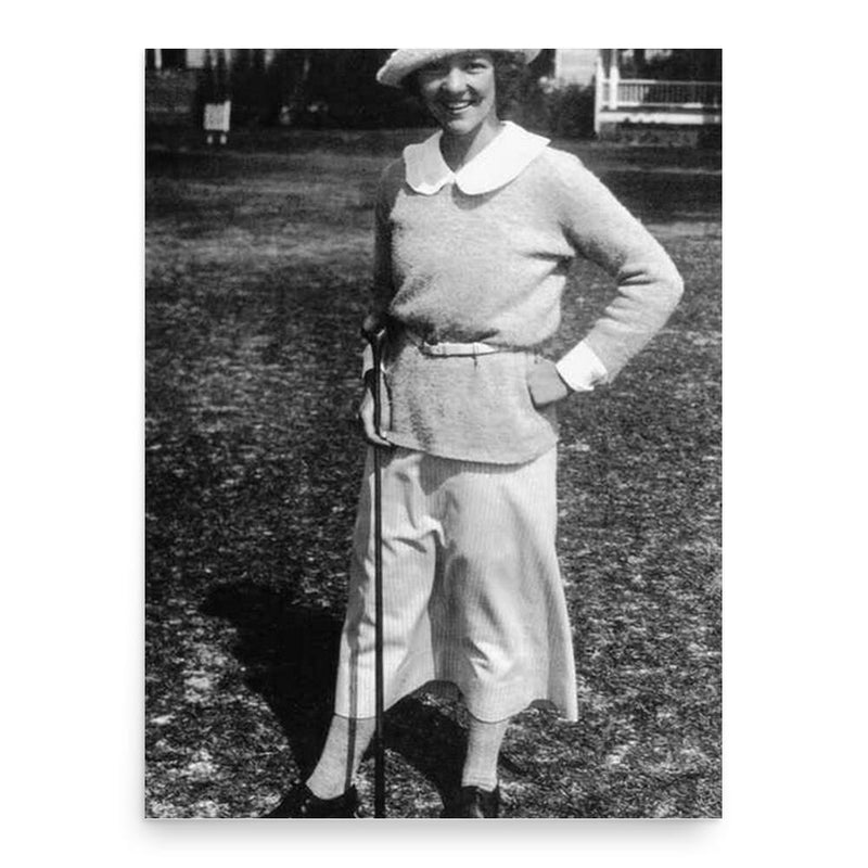 Edith Cummings poster print, in size 18x24 inches.