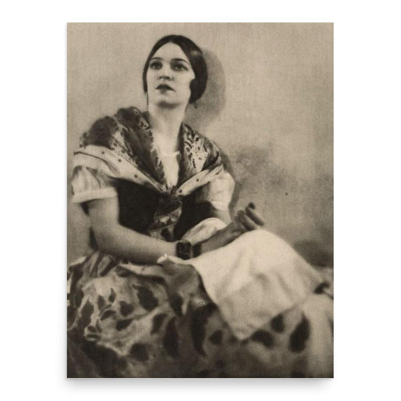 Edith Day poster print, in size 18x24 inches.