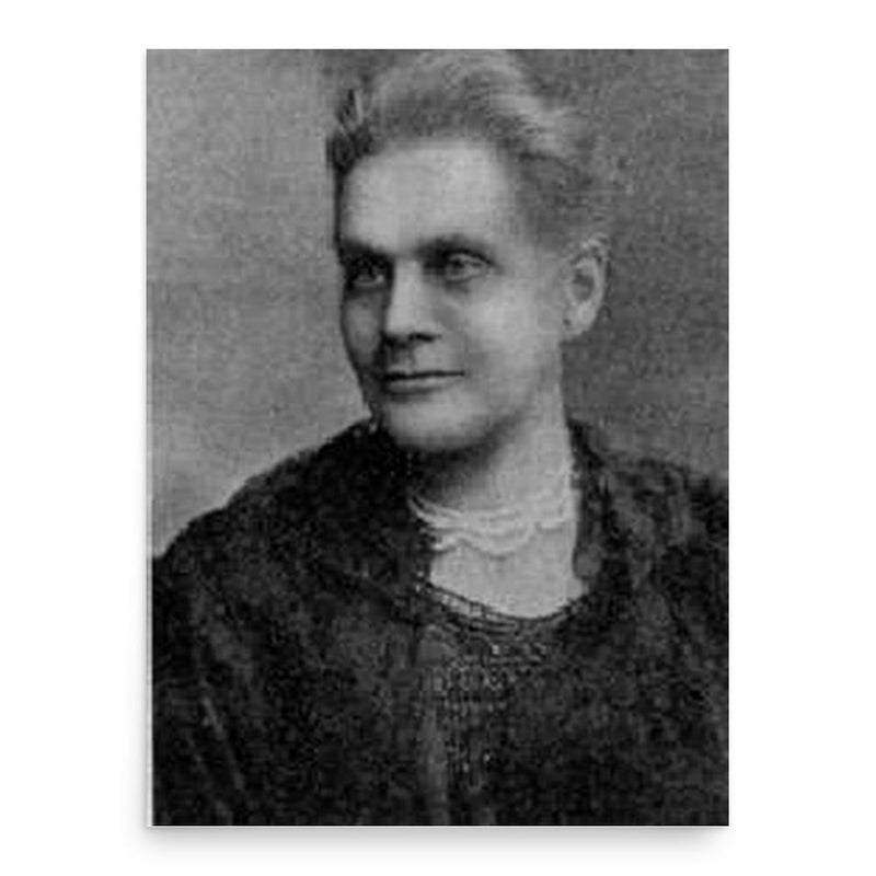 Edith Gittins poster print, in size 18x24 inches.