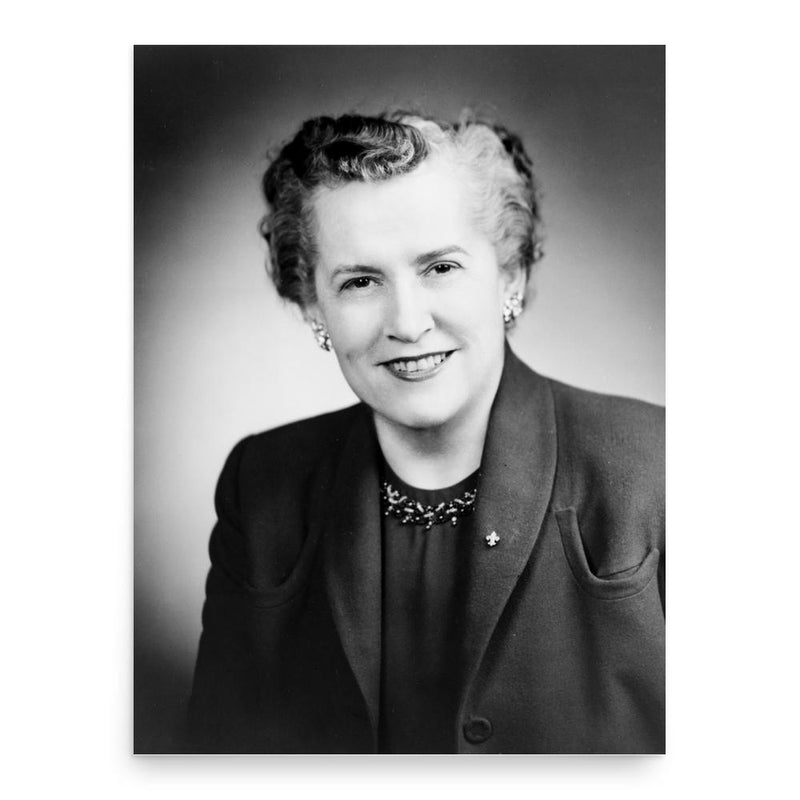 Edith Green poster print, in size 18x24 inches.