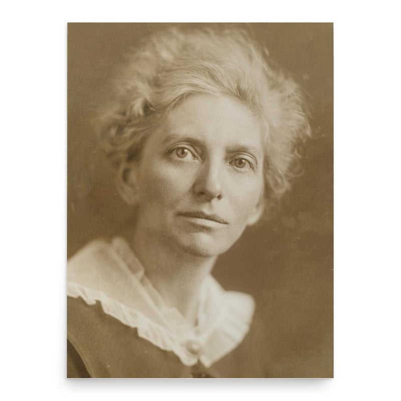 Edith Guerrier poster print, in size 18x24 inches.