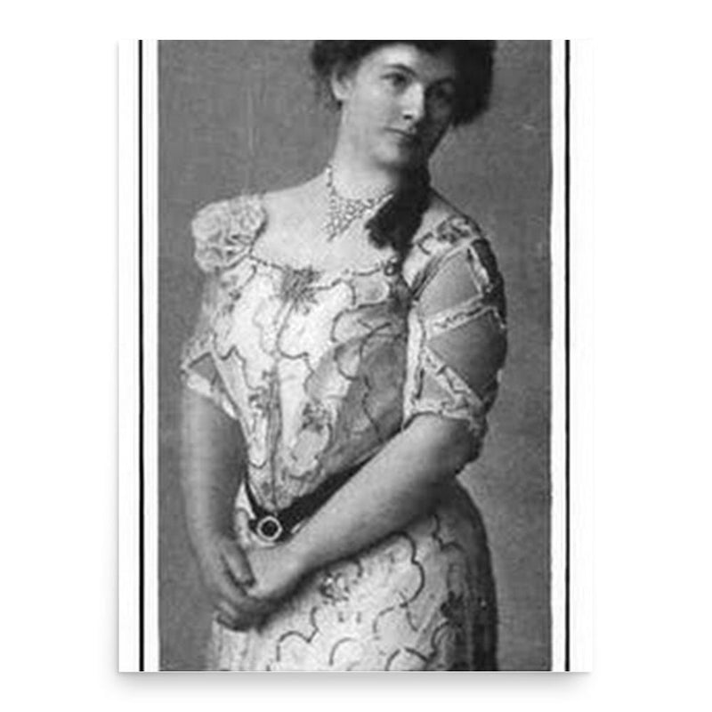 Edith Helena poster print, in size 18x24 inches.