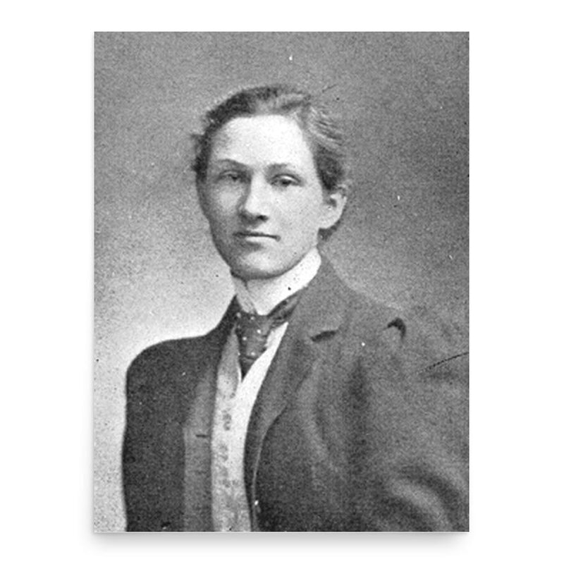 Edith Houghton Hooker poster print, in size 18x24 inches.