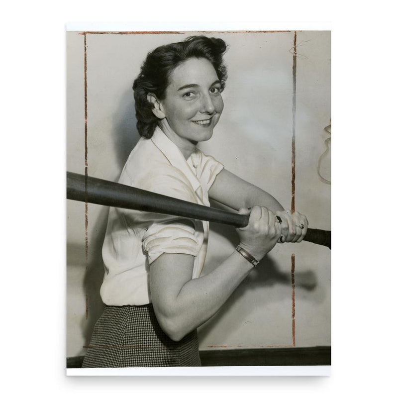 Edith Houghton poster print, in size 18x24 inches.