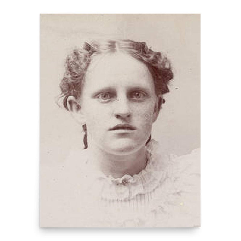 Edith Irvine poster print, in size 18x24 inches.