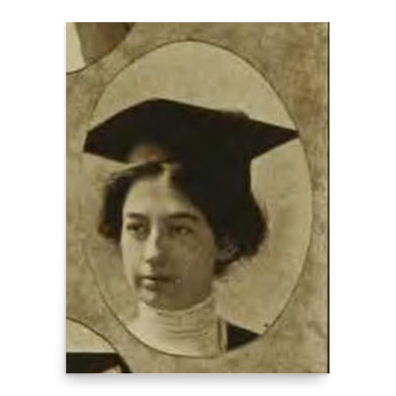 Edith Katherine Cash poster print, in size 18x24 inches.