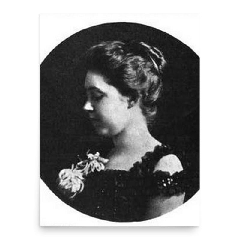 Edith Kellogg Dunton poster print, in size 18x24 inches.