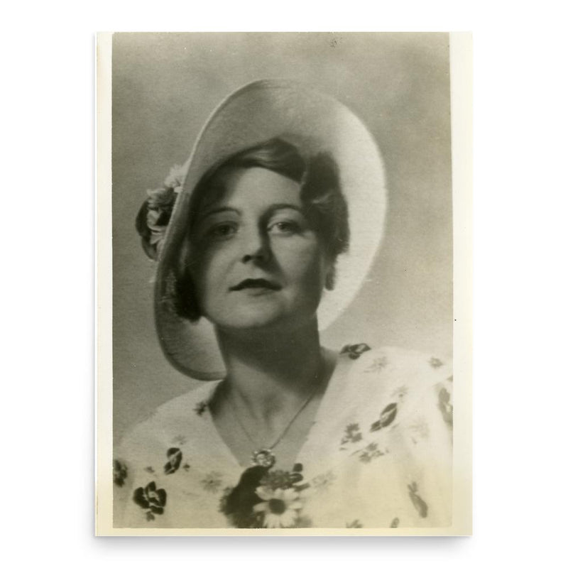 Edith Kroupa poster print, in size 18x24 inches.