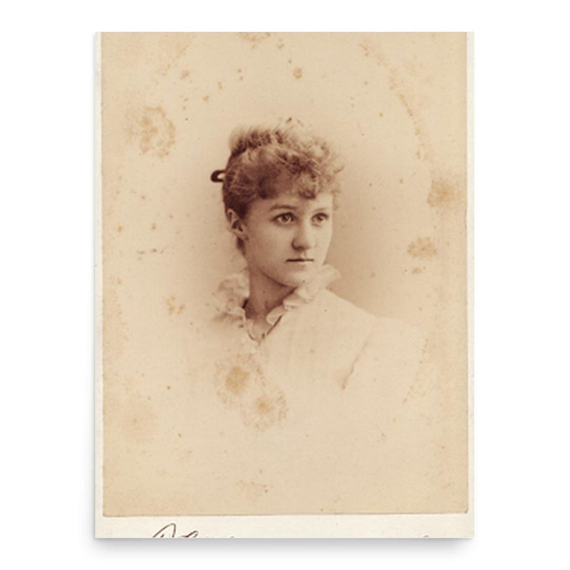 Edith Lake Wilkinson poster print, in size 18x24 inches.