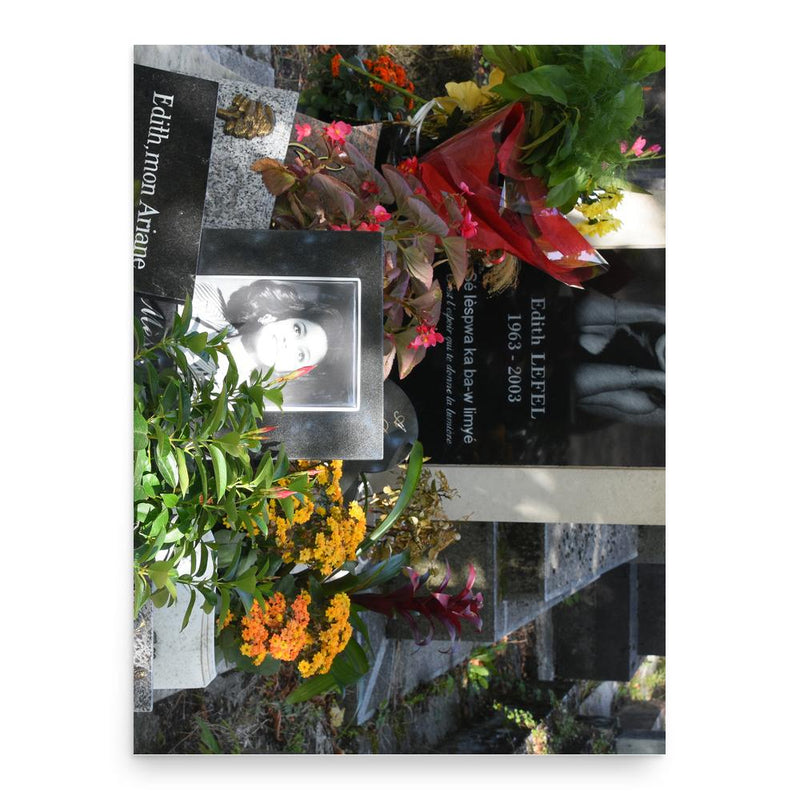 Edith Lefel poster print, in size 18x24 inches.