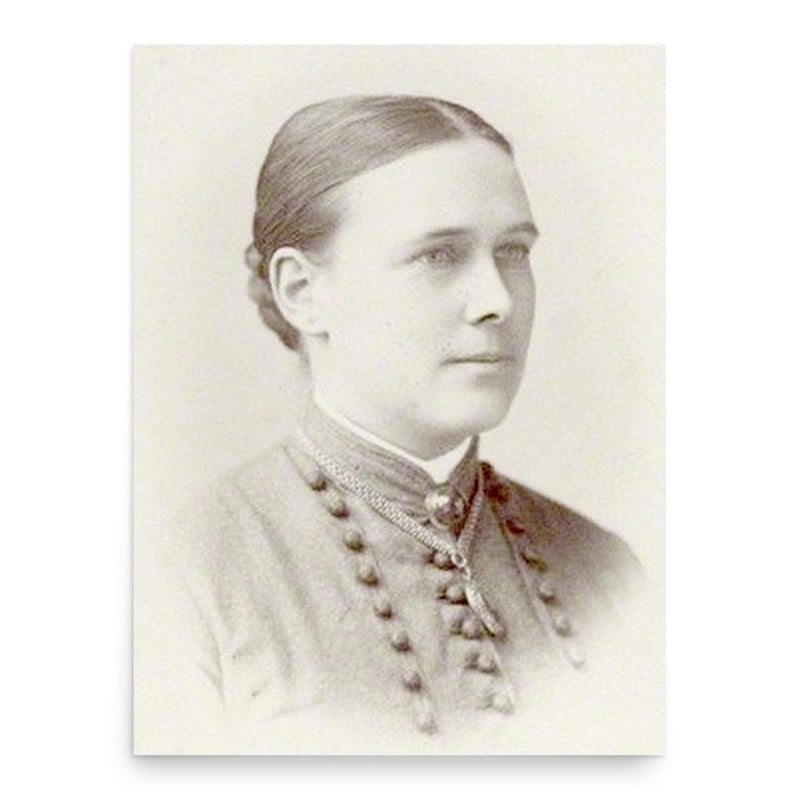 Edith Pechey poster print, in size 18x24 inches.