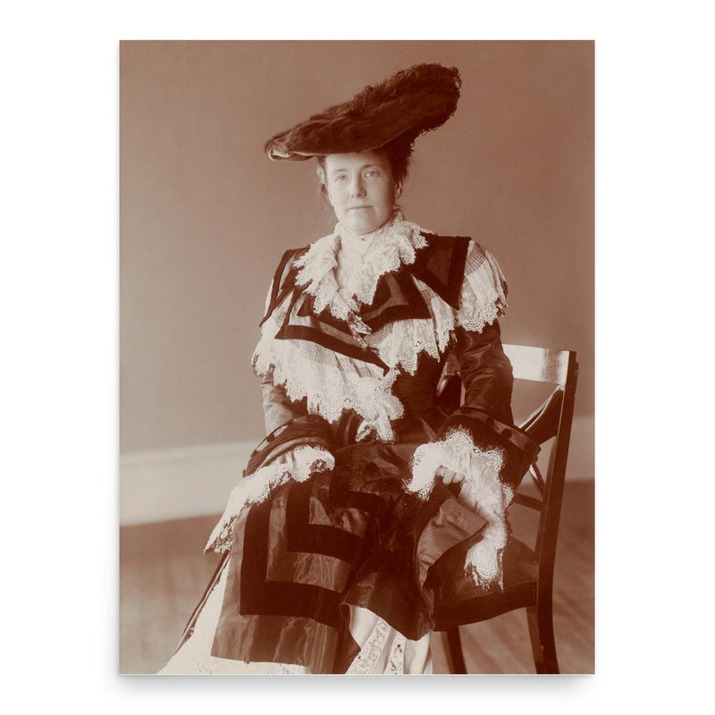 Edith Roosevelt poster print, in size 18x24 inches.