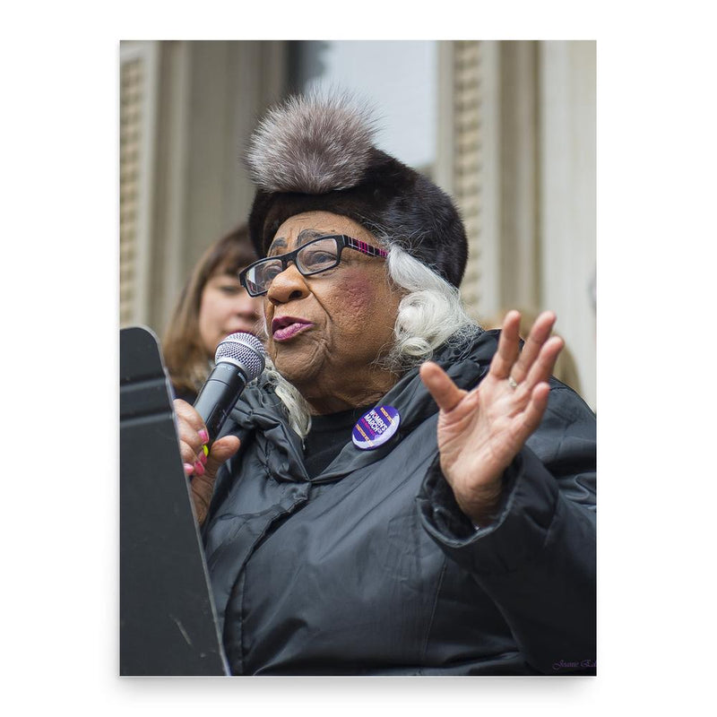 Edith Savage-Jennings poster print, in size 18x24 inches.