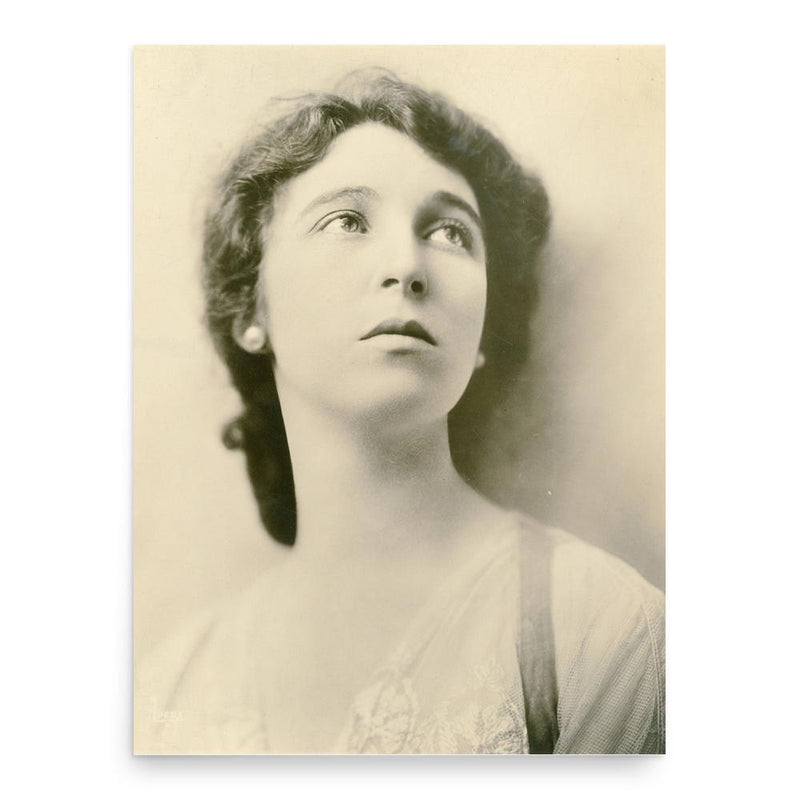 Edith Storey poster print, in size 18x24 inches.