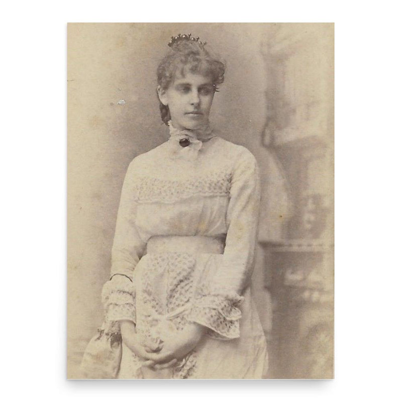 Edith Watson poster print, in size 18x24 inches.