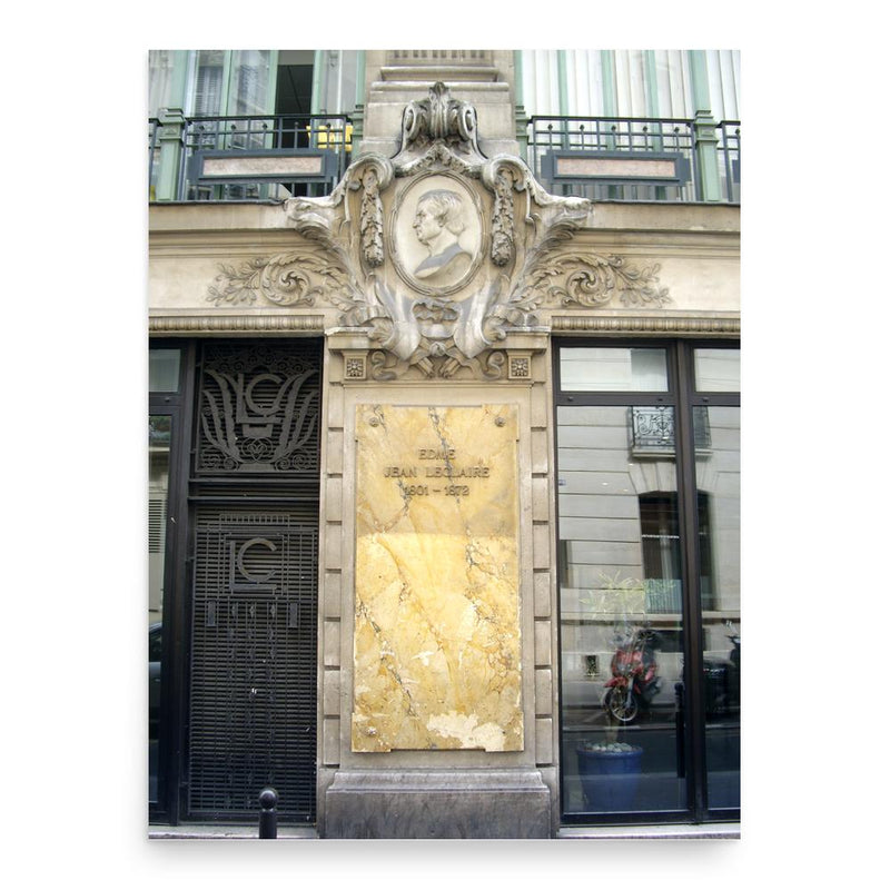 Edme-Jean Leclaire poster print, in size 18x24 inches.