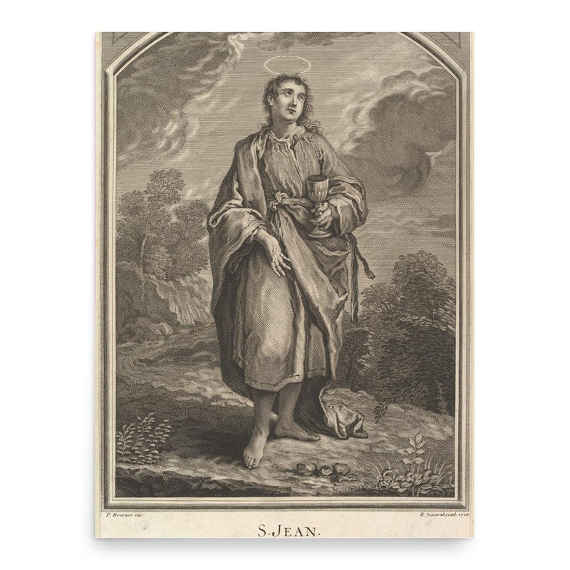 Edme Jeaurat poster print, in size 18x24 inches.