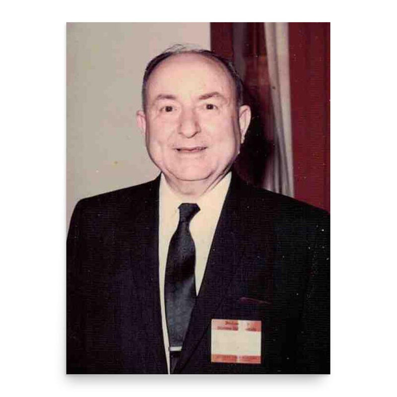 Edmon Low poster print, in size 18x24 inches.