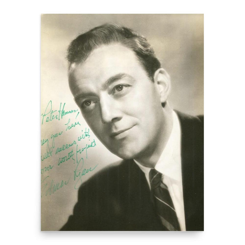 Edmon Ryan poster print, in size 18x24 inches.