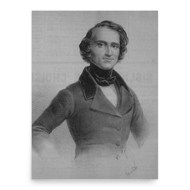 Edmond Burat de Gurgy poster print, in size 18x24 inches.