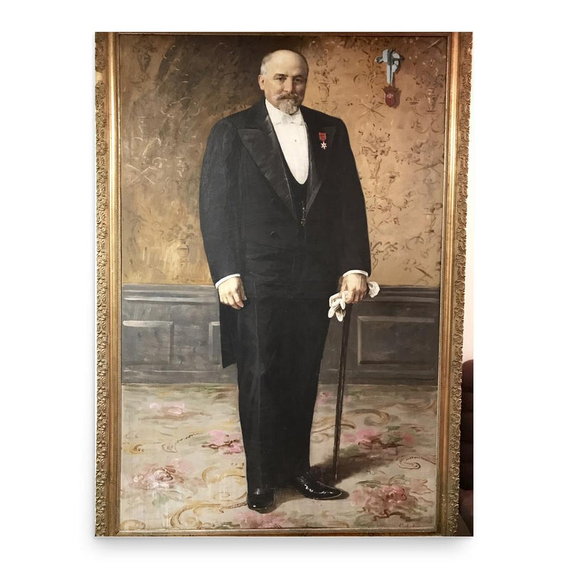 Edmond Catefort poster print, in size 18x24 inches.