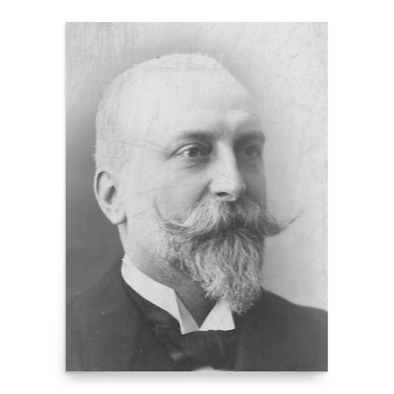 Edmond Coignet poster print, in size 18x24 inches.