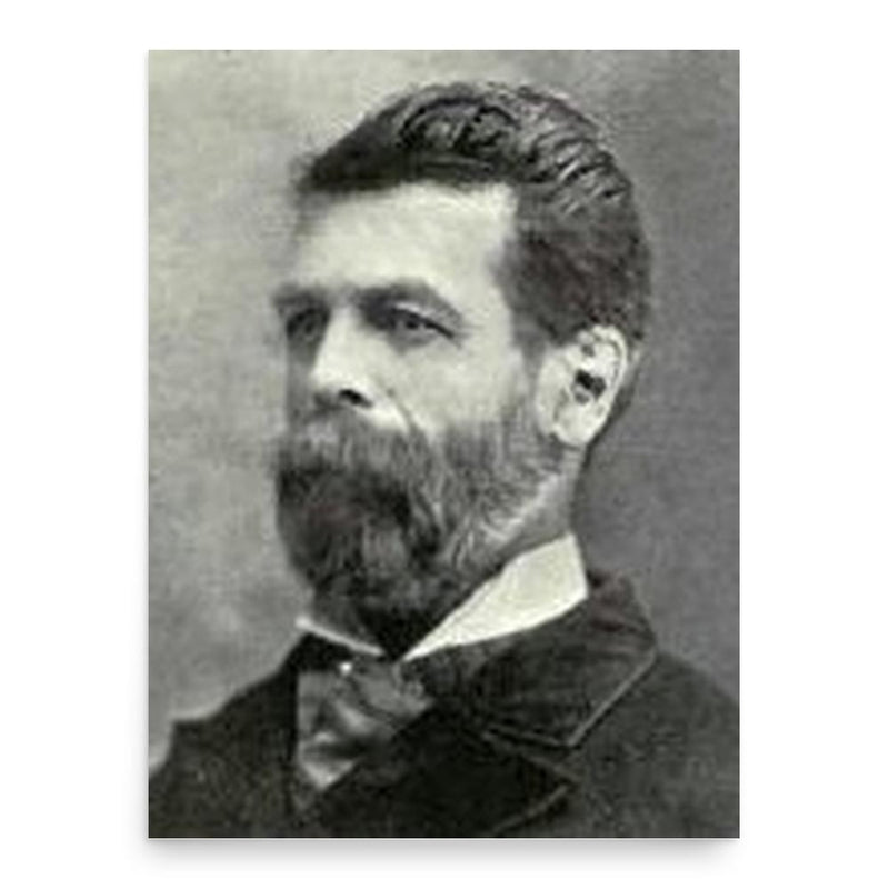 Edmond Fortier poster print, in size 18x24 inches.