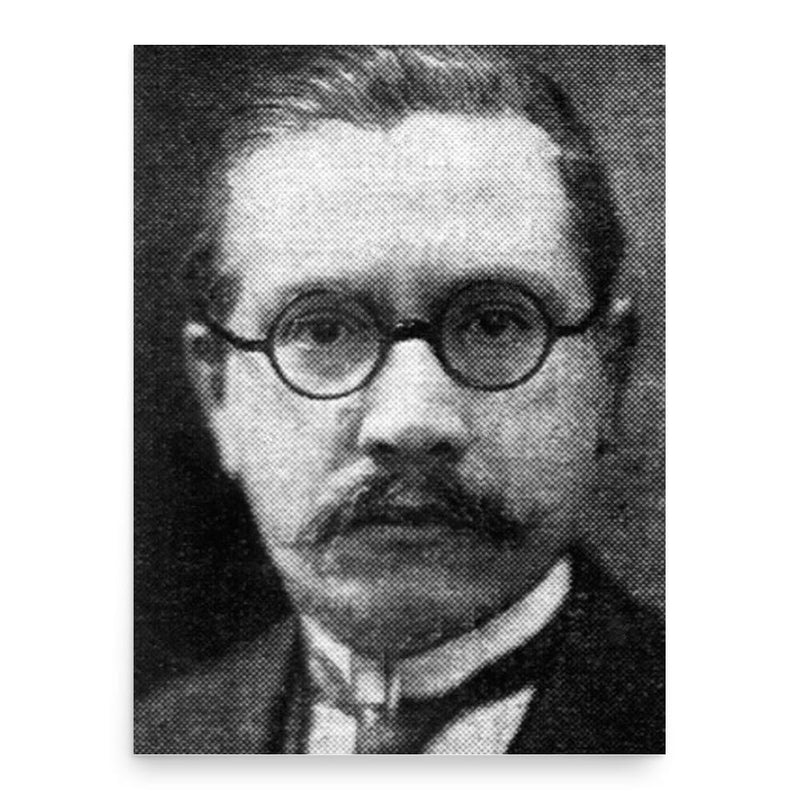 Edmond Jaloux poster print, in size 18x24 inches.