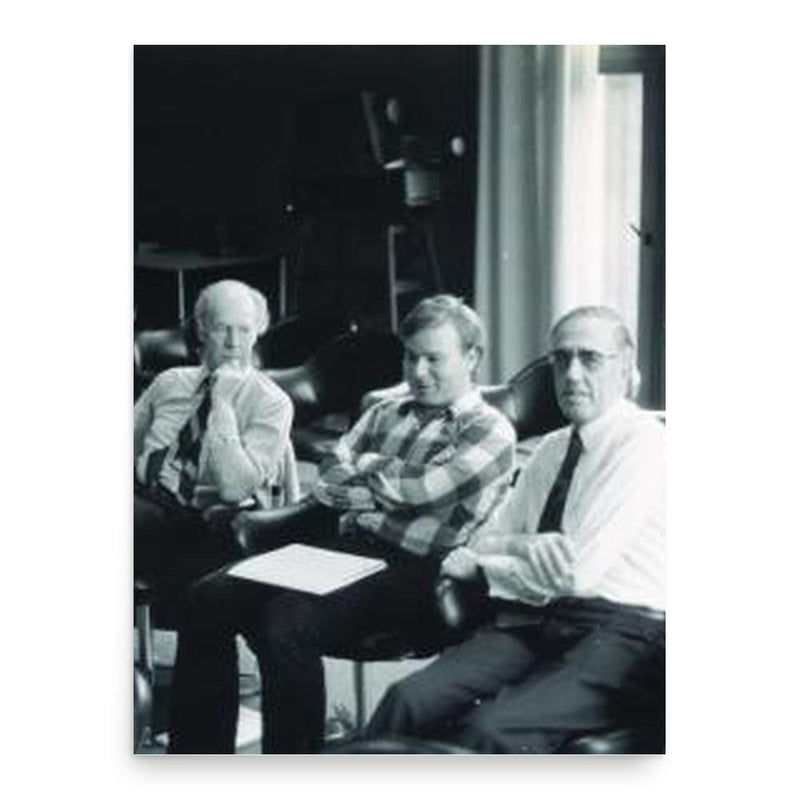 Edmond Malinvaud poster print, in size 18x24 inches.