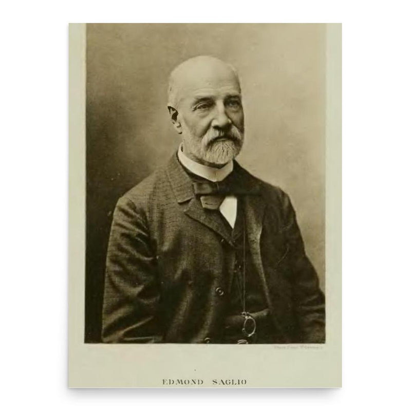 Edmond Saglio poster print, in size 18x24 inches.