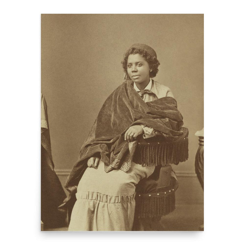 Edmonia Lewis poster print, in size 18x24 inches.
