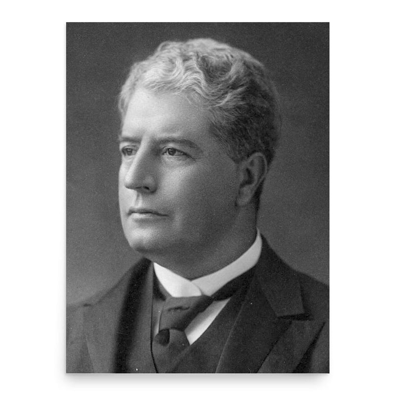 Edmund Barton poster print, in size 18x24 inches.