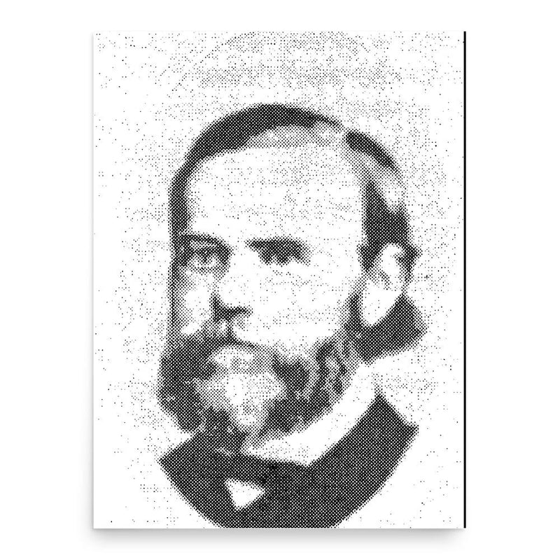 Edmund Birch poster print, in size 18x24 inches.