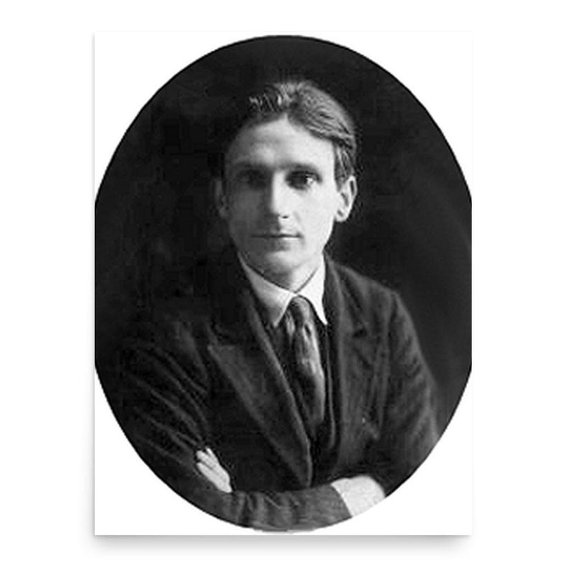 Edmund Blunden poster print, in size 18x24 inches.