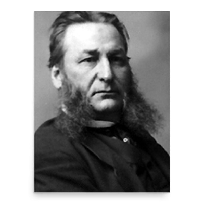 Edmund Burke Wood poster print, in size 18x24 inches.