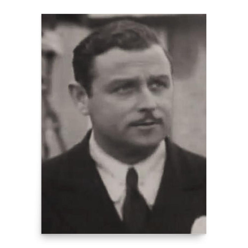 Edmund Burns poster print, in size 18x24 inches.