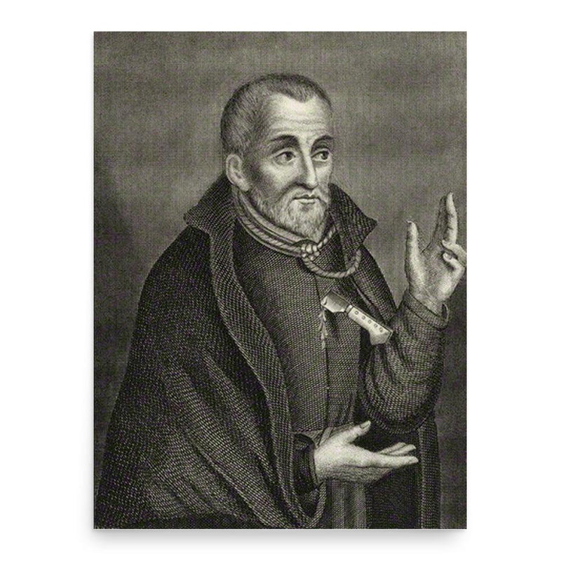 Edmund Campion poster print, in size 18x24 inches.