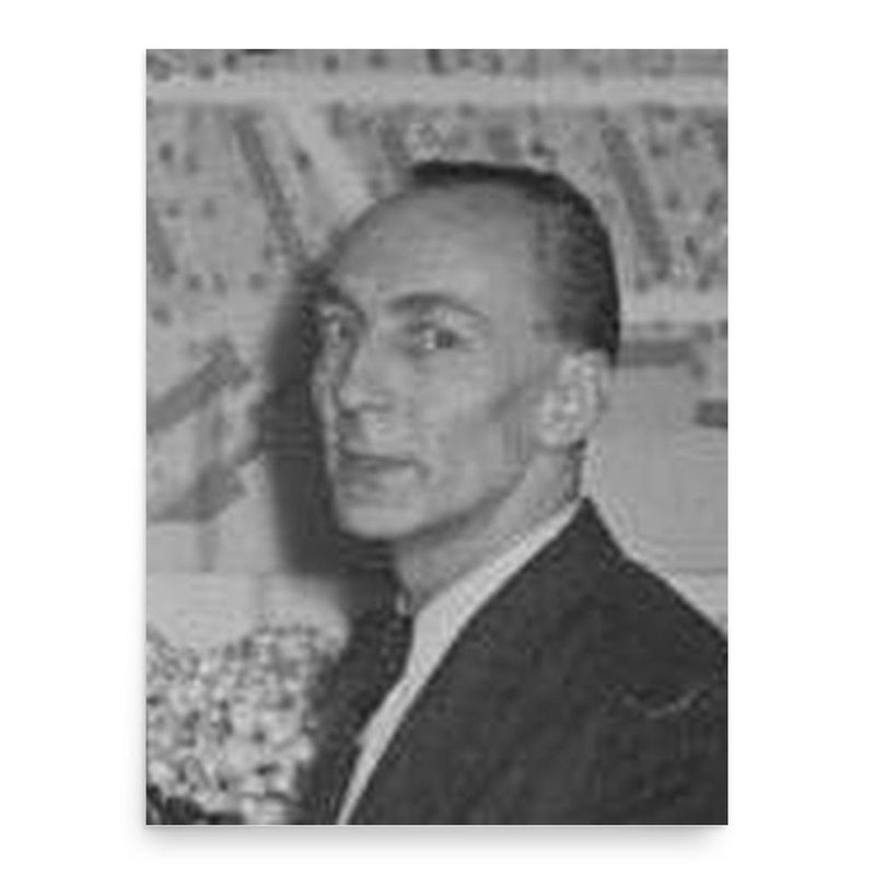 Edmund Collein poster print, in size 18x24 inches.